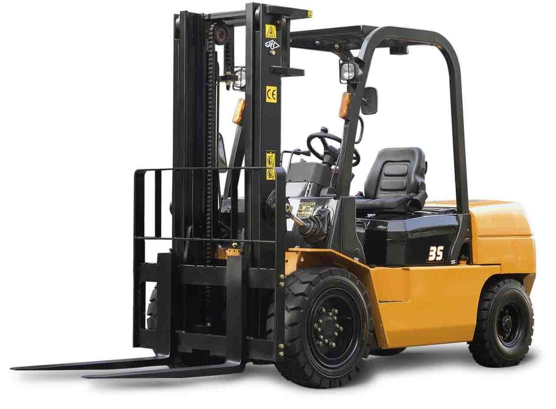 Hangcha Gasoline Internal Combustion Forklift Truck With Straight High Mast