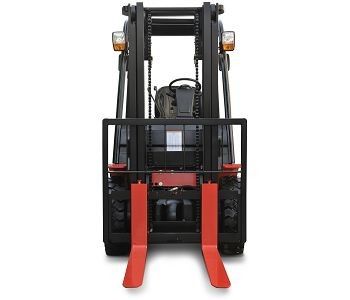 Pneumatic Tires 1 Ton Gasoline Powered Pallet Forklift Red Color