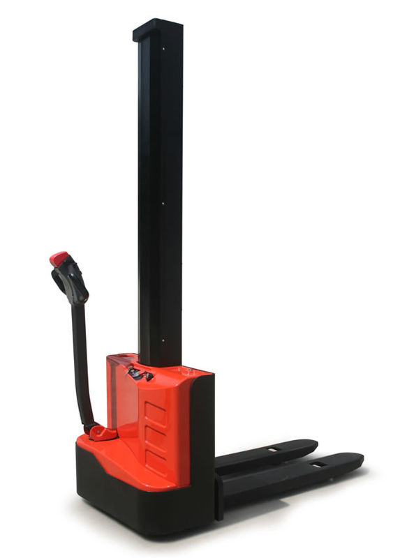 Mini Warehouse Forklift Trucks , 1 Ton Pedestrian Manual Fork Lift