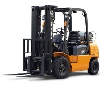 Warehouse / Container Counterbalance Forklift Truck Hangcha 2T , 3m Lift Height