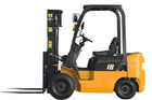 China 1T Diesel Forklift Truck Powered By Yanmar / Isuzu Engine , 3m Lifting distributor