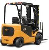 China 4 Wheel Hangcha 1.5 Ton Electric Forklift Truck For Factory In Yellow distributor