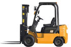 China Hangcha Gasoline Forklift Truck Powered By Isuzu Yanmar Engine 1 Ton Capacity distributor