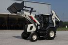 Earthwork 8200kg Wheel Backhoe Loader With Diesel Engine For Shoveling Sand for sale