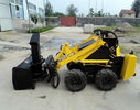 China Railway 0.3t Mini Skid Steer Loaders , Hydraulic Snow Blower Loader distributor