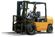 Nissan Engine Powered Diesel Internal Combustion Forklift Truck Moving Cargo supplier