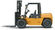 Hangcha Brand Warehouse Stacking 5T Diesel Forklift Truck With Isuzu Engine supplier