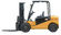 Electric Forklift Truck 4.5T Counterbalance , 3000mm High Mast Lifting Fork Lift supplier