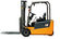 3 Wheel Electric Forklift Truck 1.8T Capacity 500mm Load Center supplier