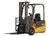 Solid Tire 2T Electric Forklift Truck Narrow Aisle Unloading Cargo supplier
