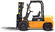 4 Wheeled 2T Gasoline Forklift Truck With Pneumatic Tire 3000mm Lifting supplier