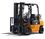 1.5T Seatable Counterbalance Nissan Engine Powered Forklift Truck 500mm Load Center supplier