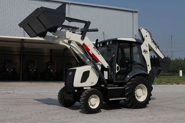 China Earthwork 8200kg Wheel Backhoe Loader With Diesel Engine For Shoveling Sandon sales